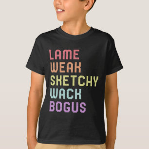 Language Lame Schwäche Asl Slang T-Shirt Deaf Awar