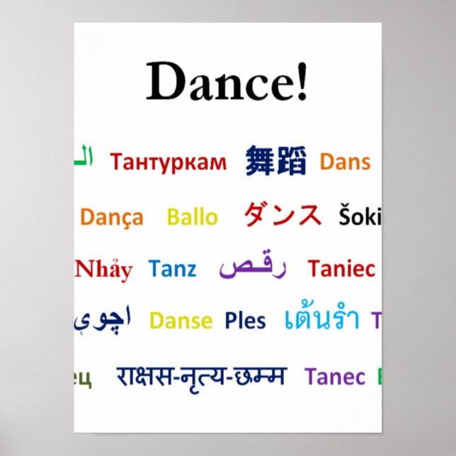 Language of Dance! Poster (Vorne)