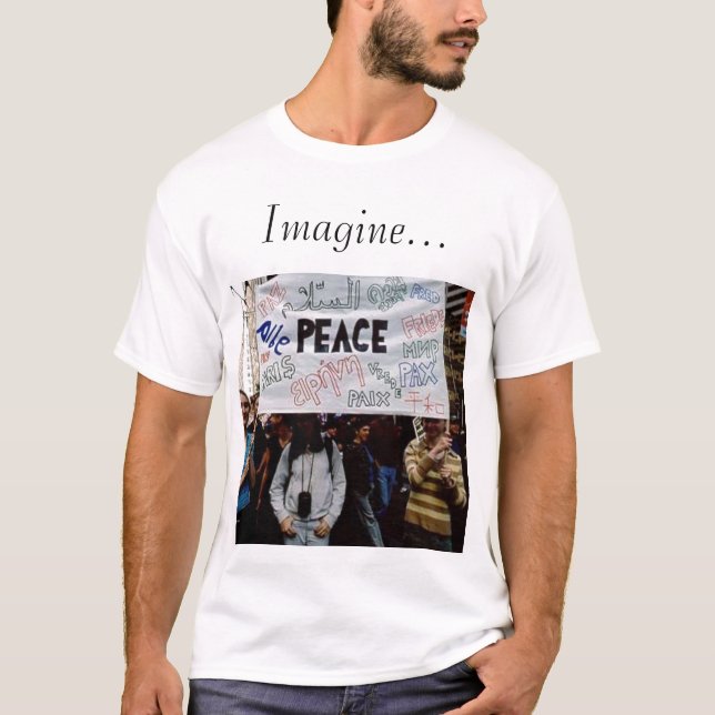 languagespeace, stellen sich… vor T-Shirt (Vorderseite)