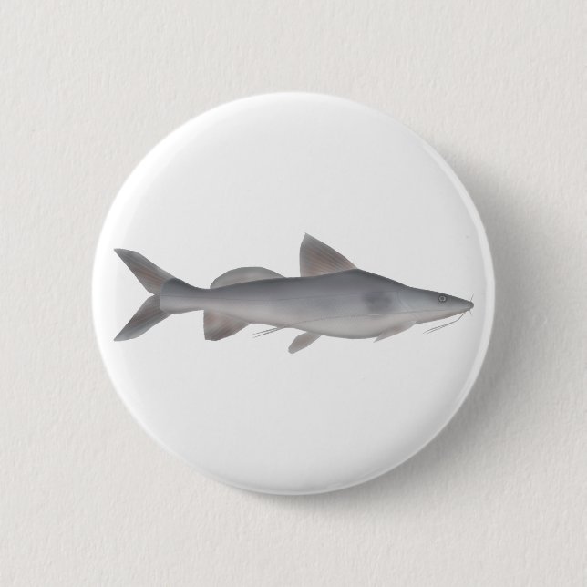 Langweißfisch Button (Vorderseite)