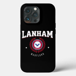 Lanham Maryland Red und White Case-Mate iPhone Hülle