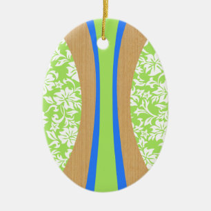 Laniakea Hawaiian Surfboard Weihnachtsbaumanhänger Keramikornament