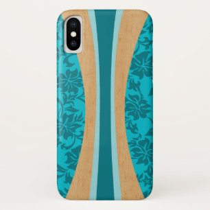 Laniakea hawaiisches Imitat-hölzernes Surfbrett Case-Mate iPhone Hülle