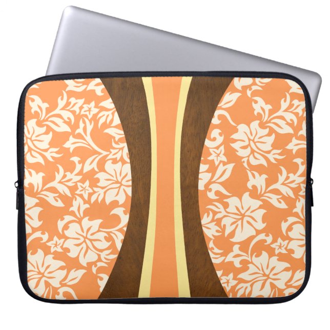 Laniakea Surfbrett-hawaiischer NeoprenWetsuit Laptopschutzhülle (Vorderseite)