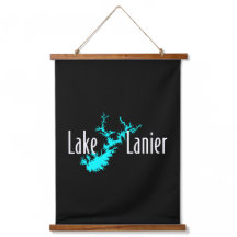 Lanier-See Georgia-See-Karte Segeln und Fischen