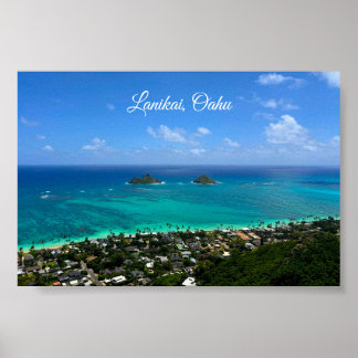 Lanikai Oahu Poster