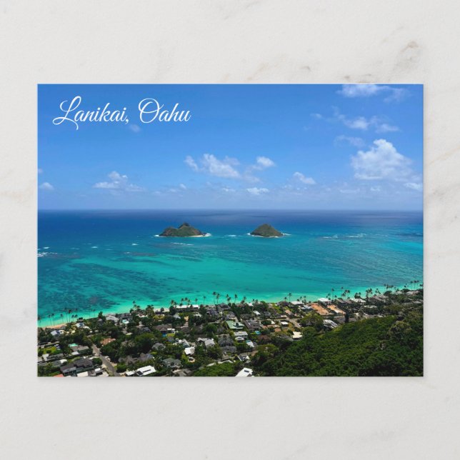 Lanikai Oahu Postkarte (Vorderseite)