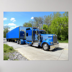 Lanita Blue W900L Vorhang Poster