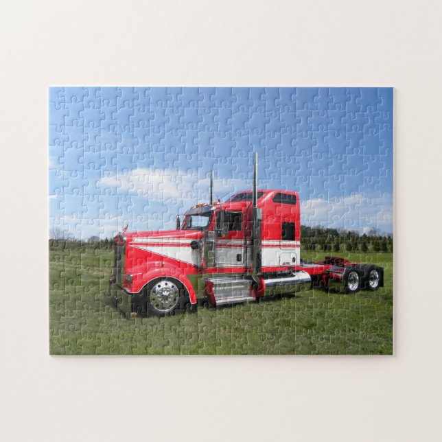 Lanita rotes Kenworth Puzzlespiel Puzzle (Horizontal)