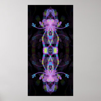 Lankee Tri Print Poster