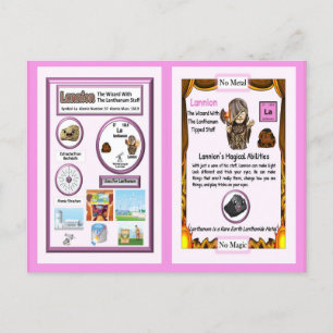 Lannion - Lanthanum Trading Card Postkarte