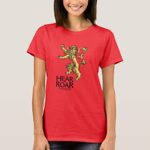 Lannister Sigil - Hören Sie mich Roar T-Shirt