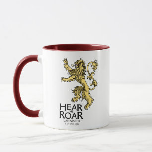 Lannister Sigil - Hören Sie mich Roar Tasse