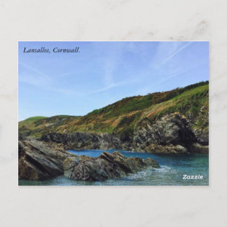 Lansallos Beach, Cornwall. Postkarte