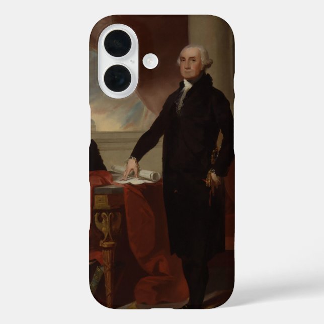 Lansdowne Portrait: US-Präsident George Washington Case-Mate iPhone Hülle (Rückseite)