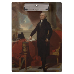 Lansdowne Portrait: US-Präsident George Washington Klemmbrett