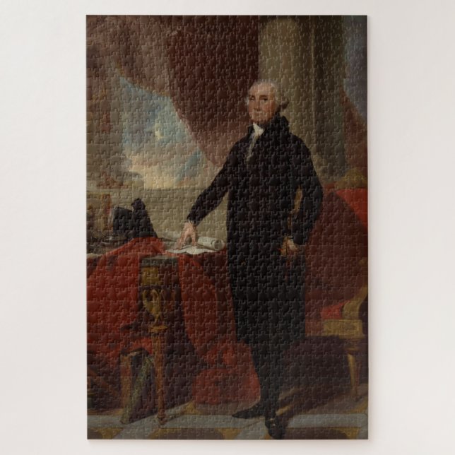 Lansdowne Portrait: US-Präsident George Washington Puzzle (Vertikal)