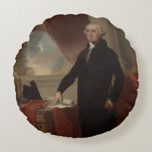 Lansdowne Portrait: US-Präsident George Washington Rundes Kissen