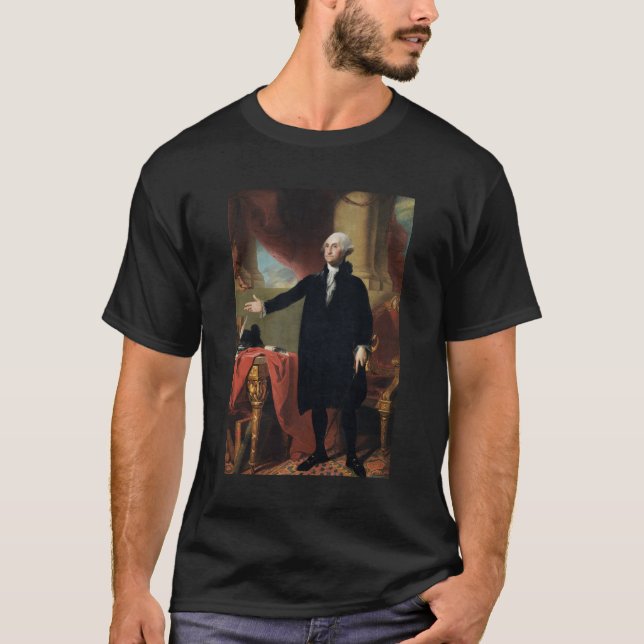 Lansdowne Portrait von George Washington T-Shirt (Vorderseite)