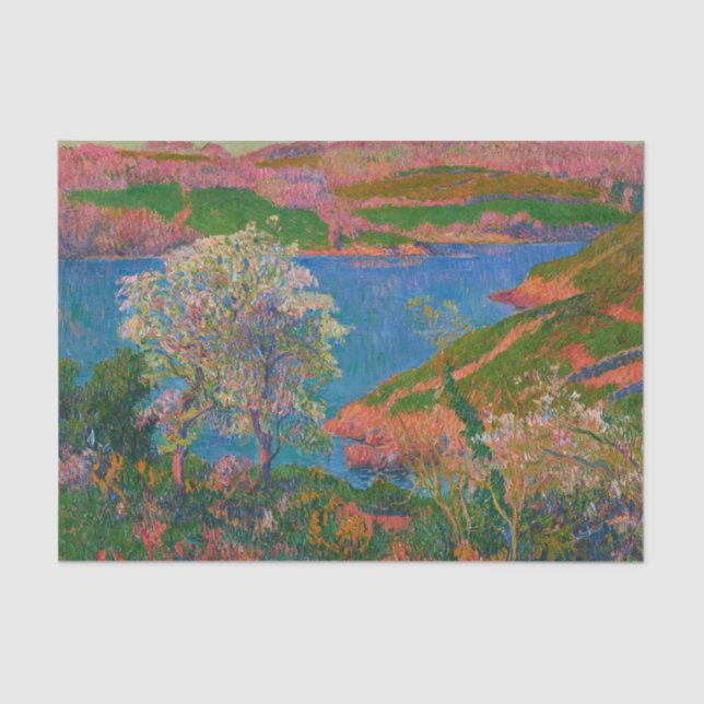 L'Anse du Goulineau, Henry Moret Seidenpapier (Vorderseite)