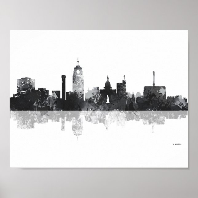 LANSING, MICHIGAN SKYLINE POSTER (Vorne)