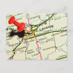 Lansing Postkarte