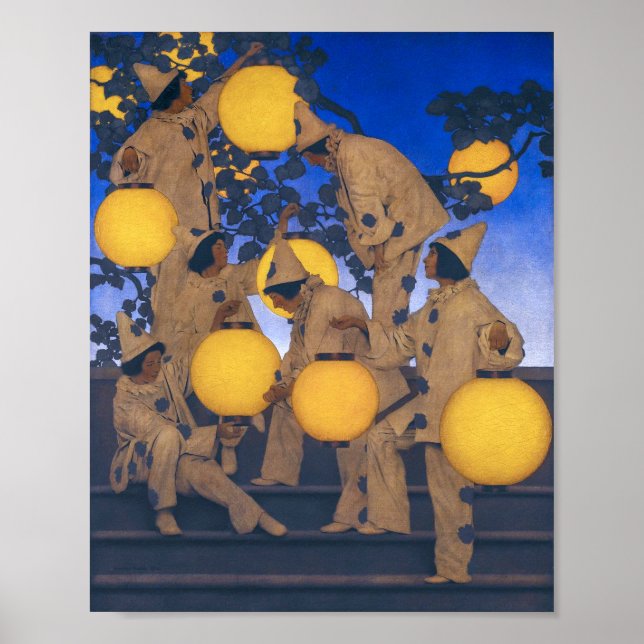 Lantern Bearers | Maxfield Parrish | Poster (Vorne)