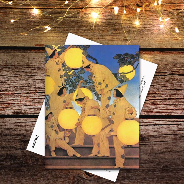 Lantern Bearers Maxfield Parrish Postkarte (Von Creator hochgeladen)