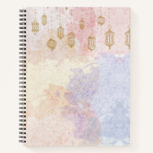"Lantern Dreams" Pastel Ramadan Notebook Notizbuch