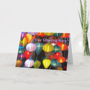 Lantern Festival Hoi An Vietnam Feiertagskarte
