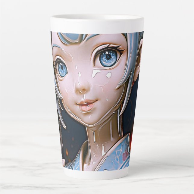 Lantern Festival Porcelain Waifu Milchtasse (Vorderseite)