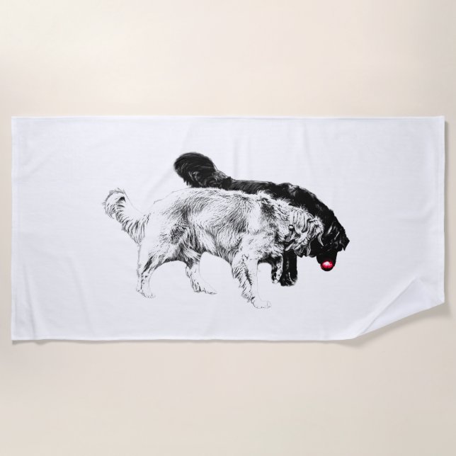 Lantern Glow Guardians Strandtuch (Vorderseite)