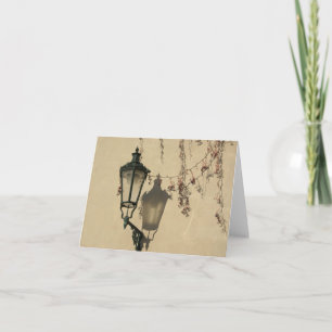 Lantern in Prag Feiertagskarte