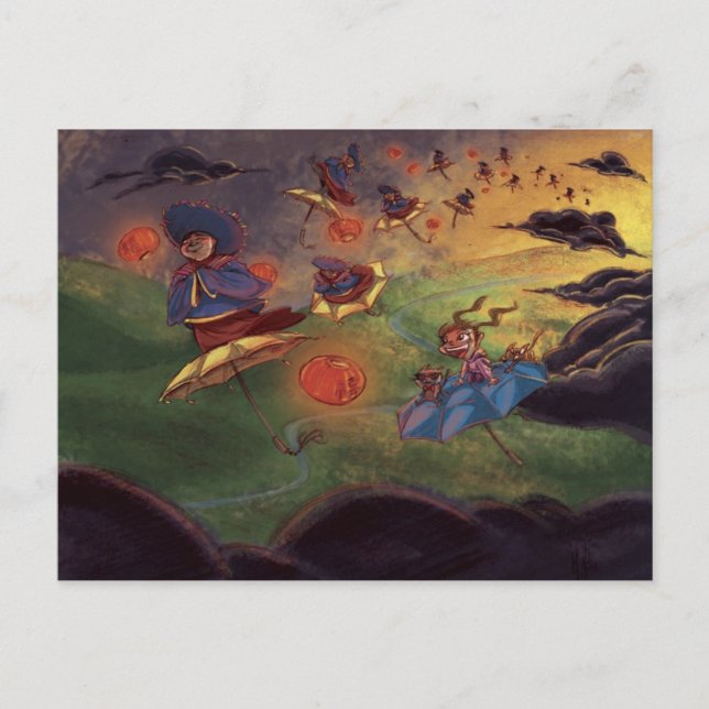 Lantern Ladys Postkarte (Vorderseite)