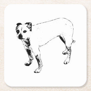 Lantern-Lit-Lookout Rechteckiger Pappuntersetzer