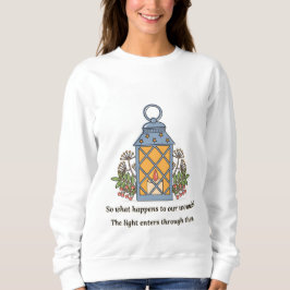 Lantern of Healing | Gentle Light & Spiritual Hope Sweatshirt