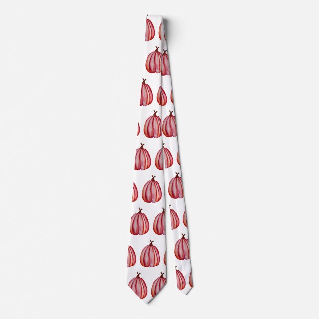 Lantern Pumpkin Neck Tie Krawatte (Vorderseite)