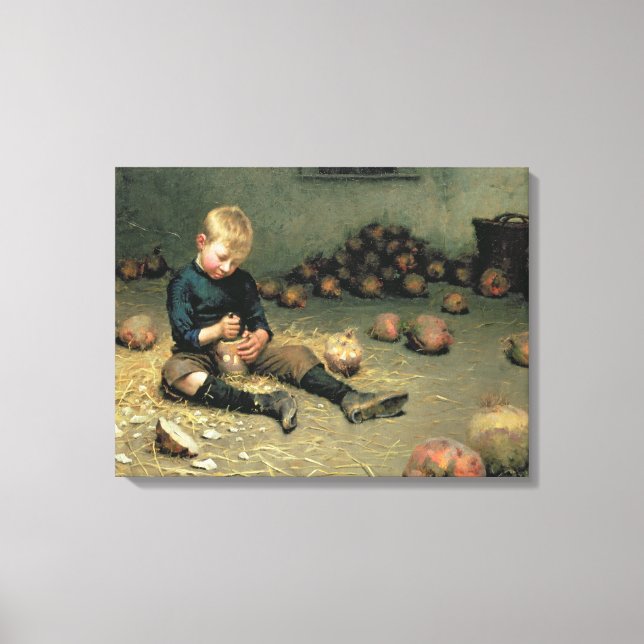 Lanterne machen leinwanddruck (Vorderseite)