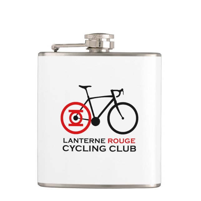 Lanterne Rouge Radclub Flachmann (Vorderseite)