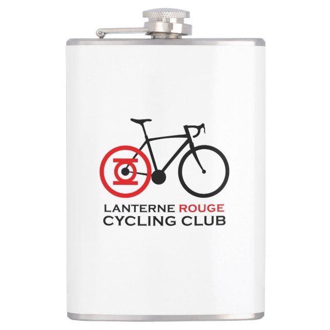 Lanterne Rouge Radclub Flachmann (Vorderseite)