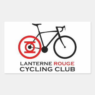 Lanterne Rouge Radclub Rechteckiger Aufkleber