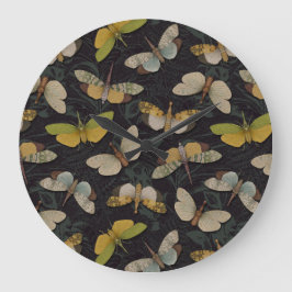 Lanternflies - Pyrops Candelaria & Planthoppers Große Wanduhr