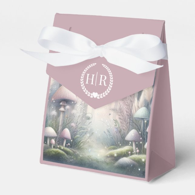 Lanternlight Dreams Bezaubernde Waldhochzeit Geschenkschachtel (Vorderseite)