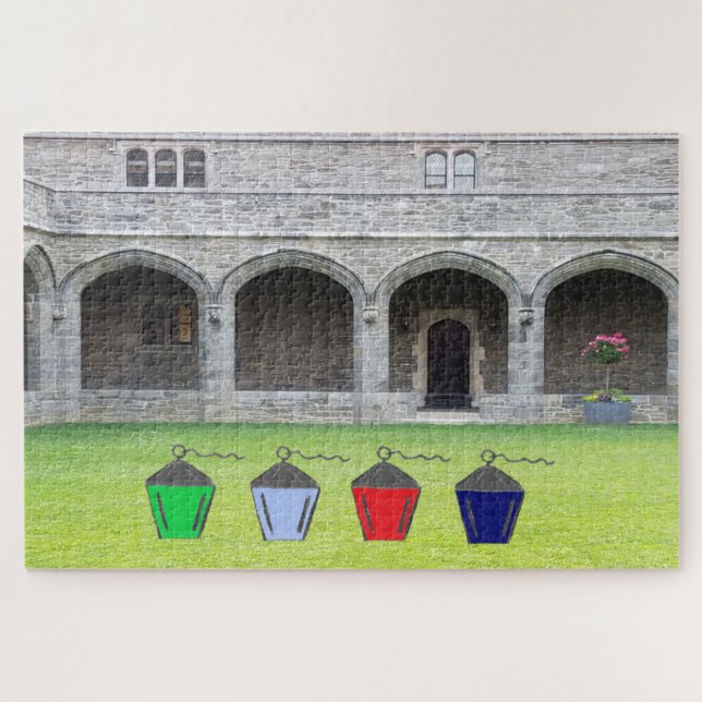 Lanterns in Cloisters Bryn Mawr Puzzle (Horizontal)