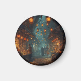 Lanterns of the Forgotten Alley Magnet