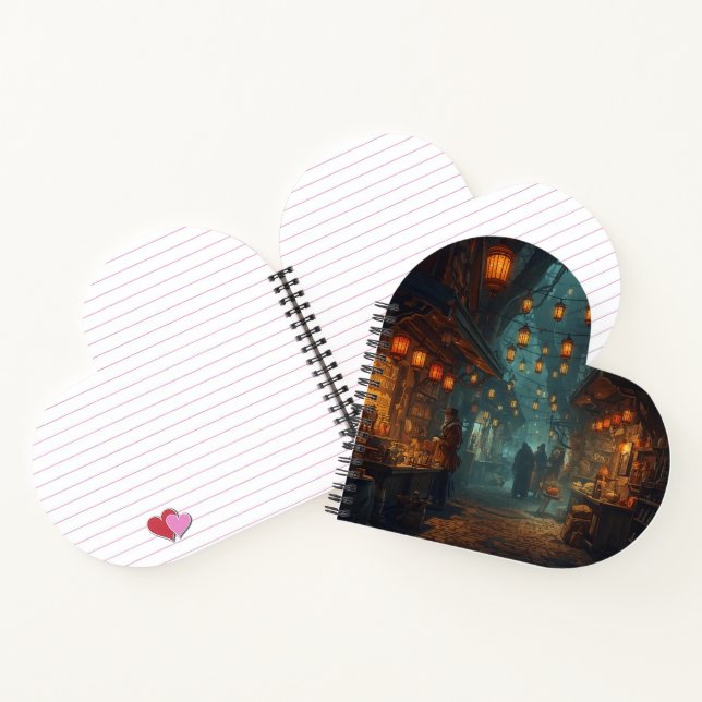 Lanterns of the Forgotten Alley Notizbuch (Innenseite)
