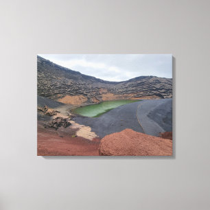 Lanzarote El Golfo Ansicht Leinwand