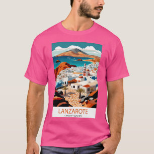 Lanzarote Poster Spanien Reisen T-Shirt