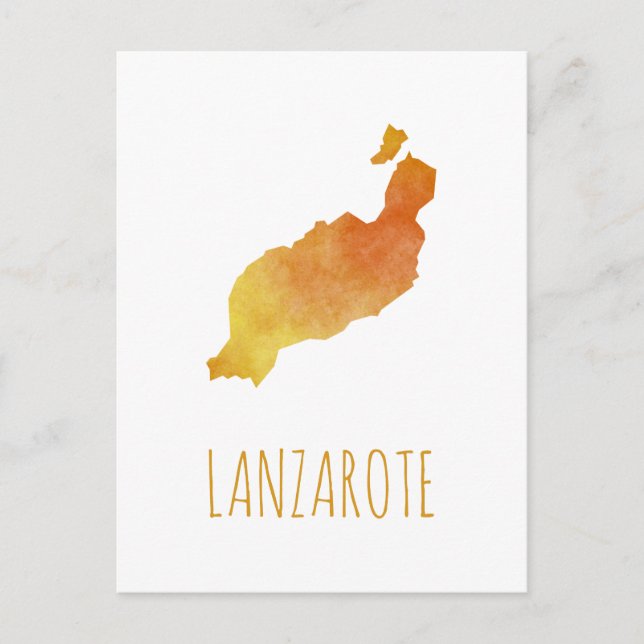 Lanzarote Postkarte (Vorderseite)