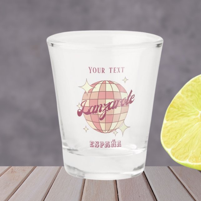 Lanzarote Spanien España Retro Vintag Schnapsglas (Von Creator hochgeladen)